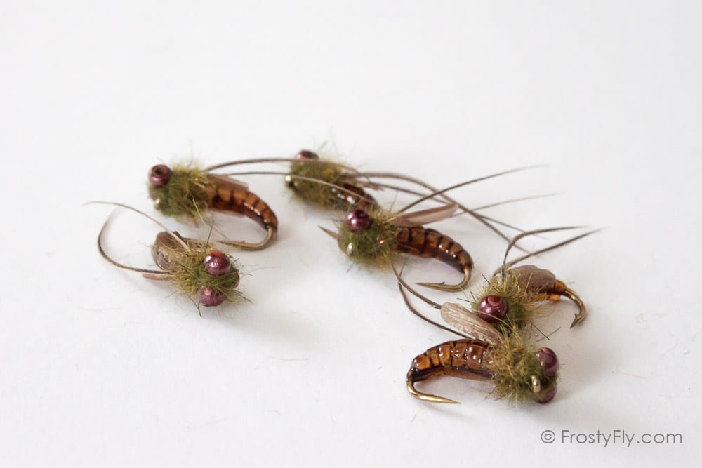 Realistic Caddis Emergers - Brown