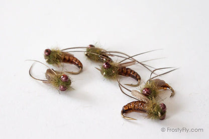 Realistic Caddis Emergers - Brown