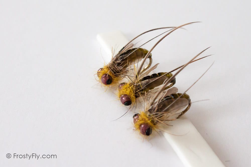Realistic Caddis Emergers - Light Green