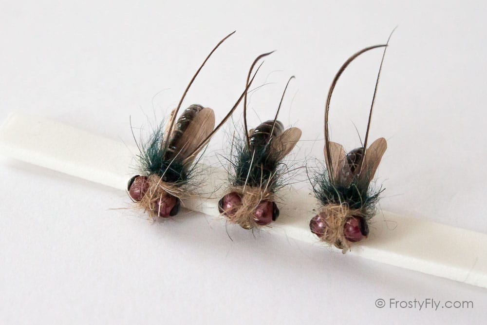 Tungsten Caddis Larva Emerger – Size 16 May Fly Pattern – 6 Pack Hot Trout Fly