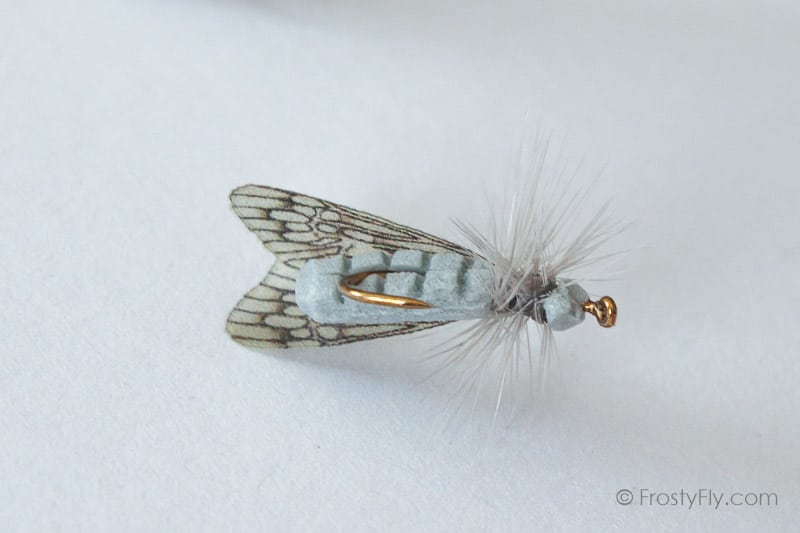 Realistic Caddis Fly Dry II - Gray