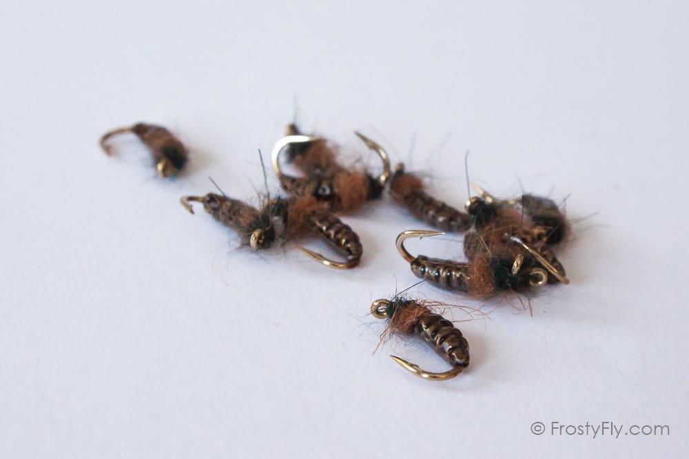 Realistic Caddis Larvae - Brown