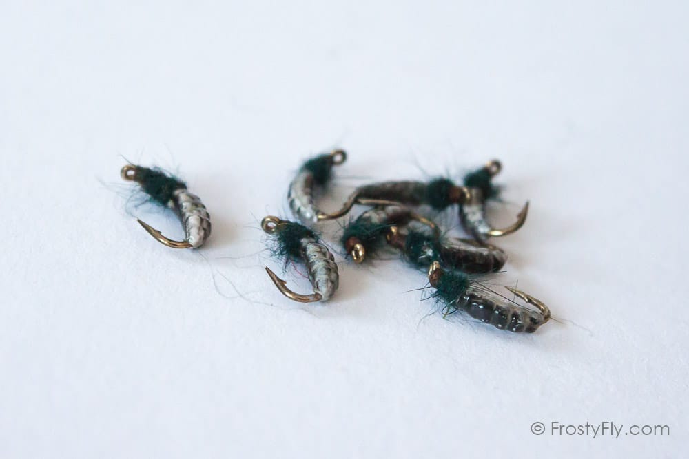 Realistic Caddis Larvae - Smokey
