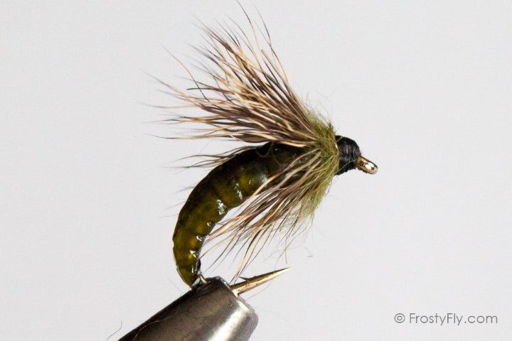 Realistic Caddis Pupa - Green