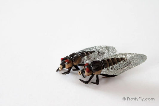 Realistic Cicada Flies - Tan