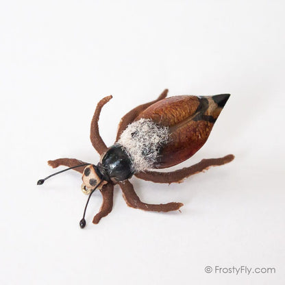 Realistic Cockchafer Beetle Flies - Brown