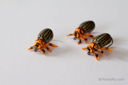 Realistic Colorado Potato Beetle Flies