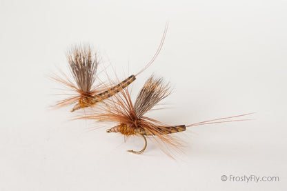Realistic Elk Wing Parachute Mayflies - Brown Drake