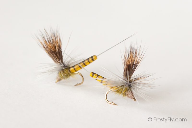 Realistic Elk Wing Parachute Mayfly - Blue Winged Olive (BWO)