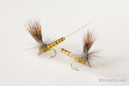 Realistic Elk Wing Parachute Mayfly - Blue Winged Olive (BWO)