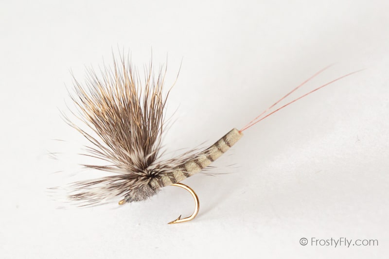 Realistic Elk Wing Parachute Mayfly