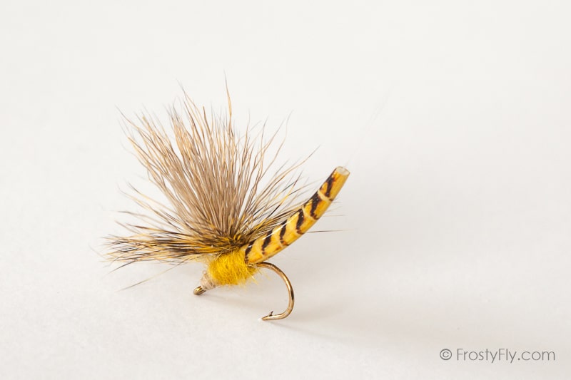 Realistic Elk Wing Parachute Mayfly