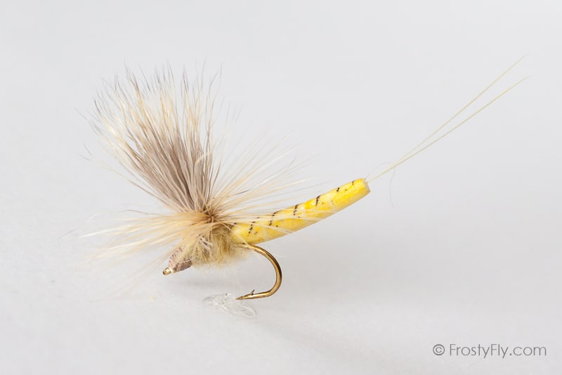 Realistic Elk Wing Parachute Mayfly