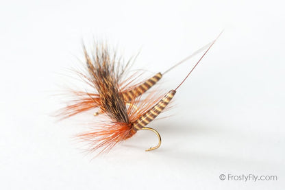 Realistic Elk Wing Parachute Mayfly - Red Quill