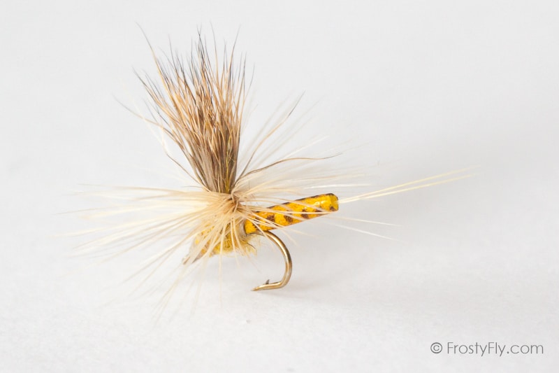 Realistic Elk Wing Parachute Mayfly