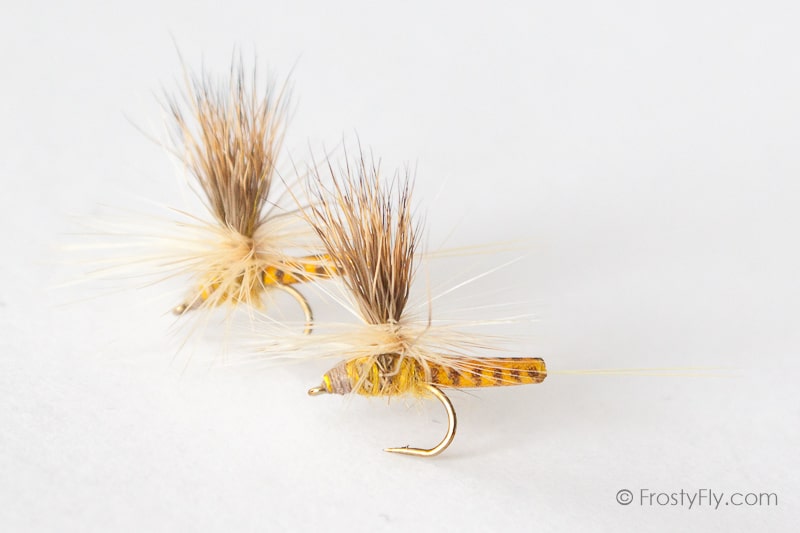 Realistic Elk Wing Parachute Mayfly - Sulphur (Pale Evening Dun)