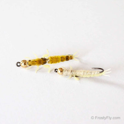 Realistic Ephemera Danica Nymphs with Tungsten Bead