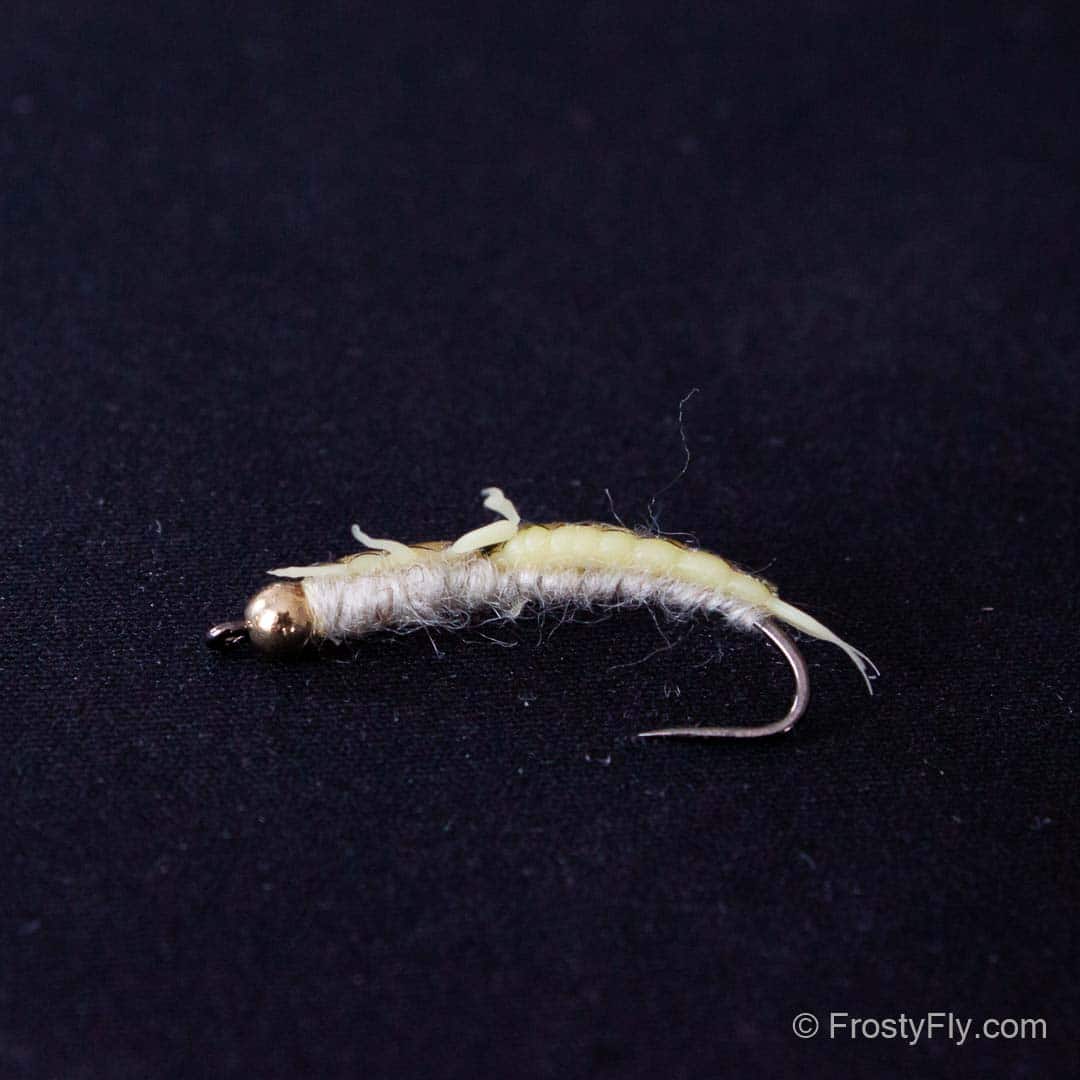 Realistic Ephemera Danica Nymph with Tungsten Bead