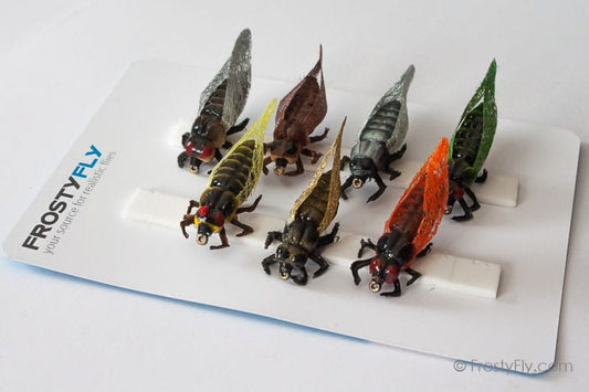 Realistic Flies - Cicadas - Set of 7 Flies