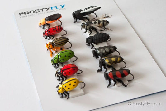 Realistic Flies - Terrestrials 2 - Set of 12 Flies