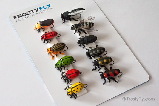 Realistic Flies - Terrestrials 2 - Set of 12 Flies