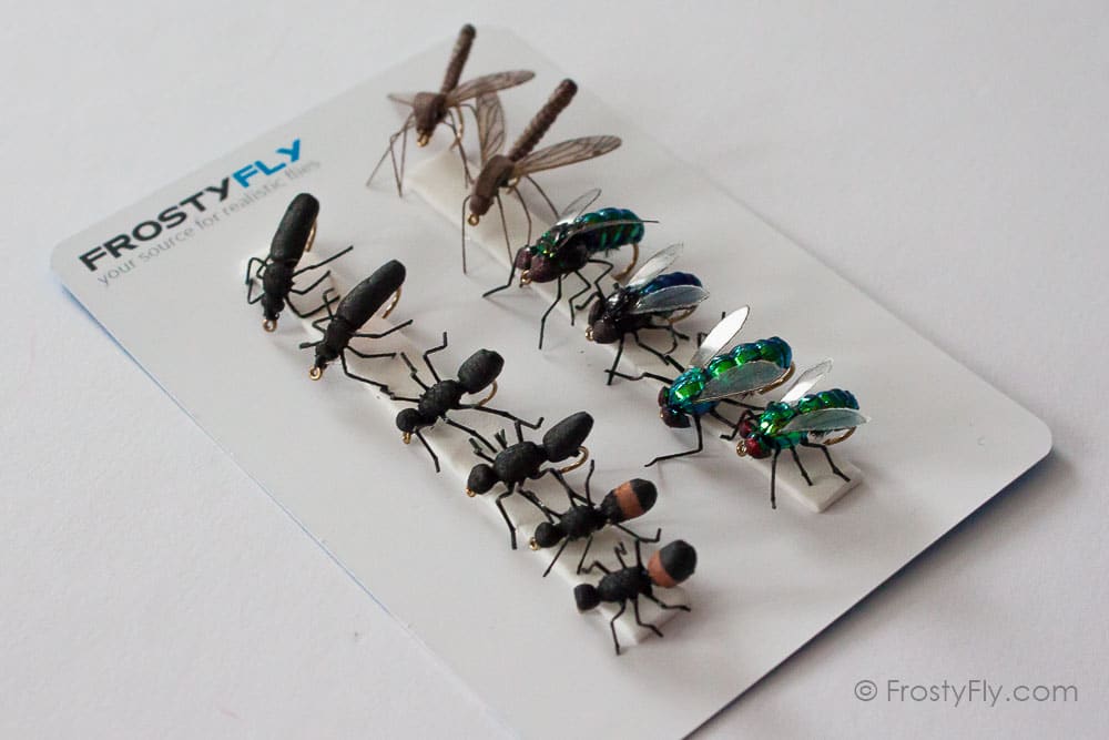 Realistic Flies - Terrestrials - Set of 12 Flies