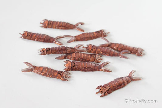 Realistic Hellgrammite Backs - Brown - 10 pieces