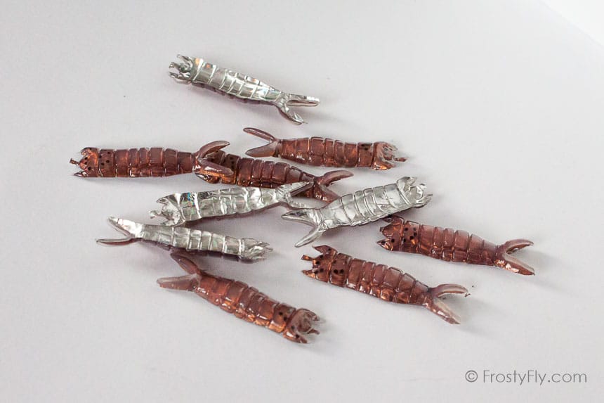 Realistic Hellgrammite Backs - 10 pieces