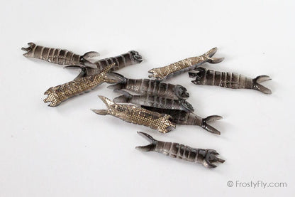 Realistic Hellgrammite Backs - Black - 10 pieces