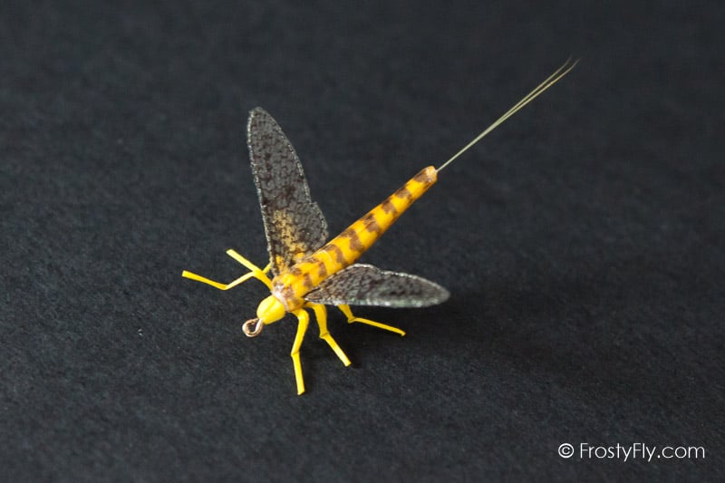 Realistic Mayfly Dry - Sulphur - Pale Evening Dun