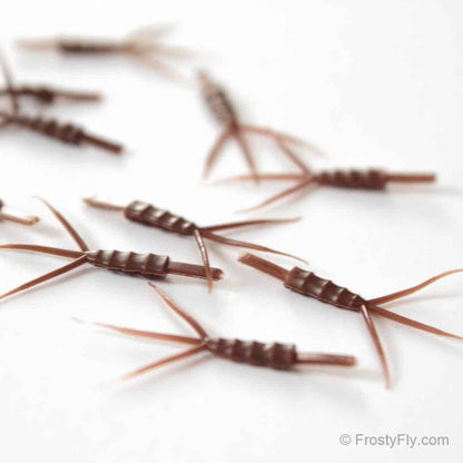 Realistic Mayfly Nymph Body with Tails