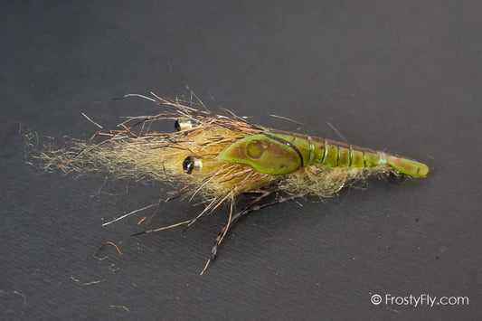 Realistic Olive Shrimp Fly