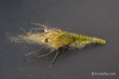 Realistic Olive Shrimp Fly