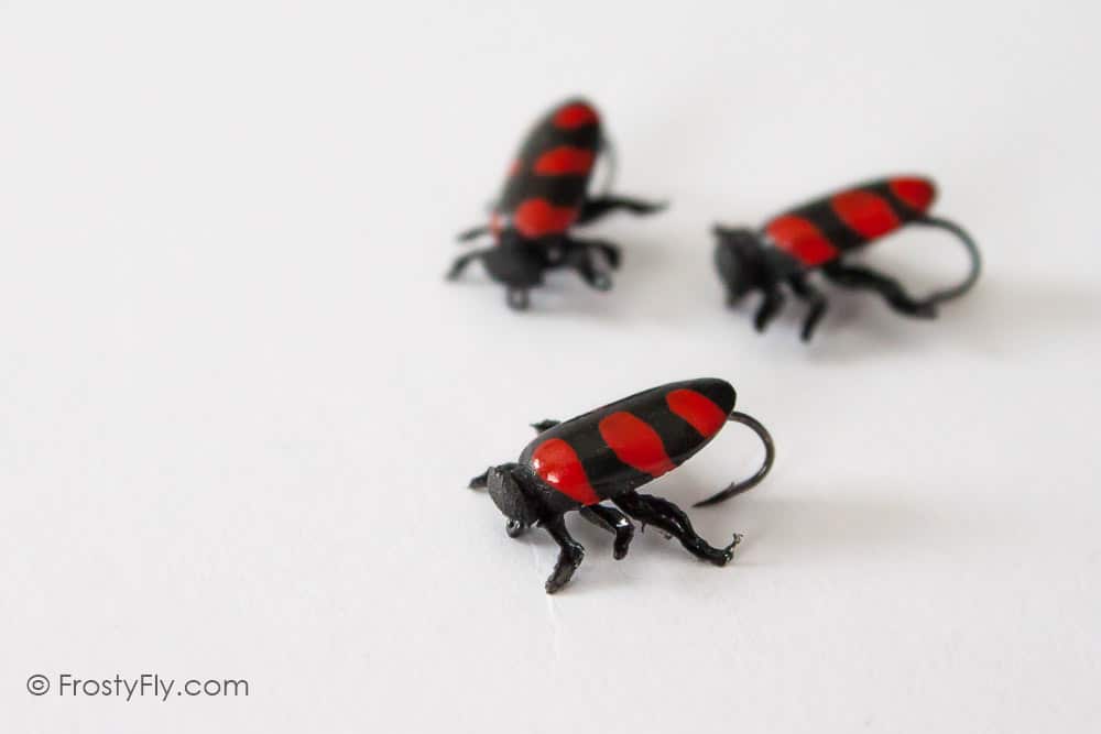 Realistic Red Bug Flies