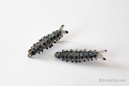 Realistic Sawfly Larva - Gray