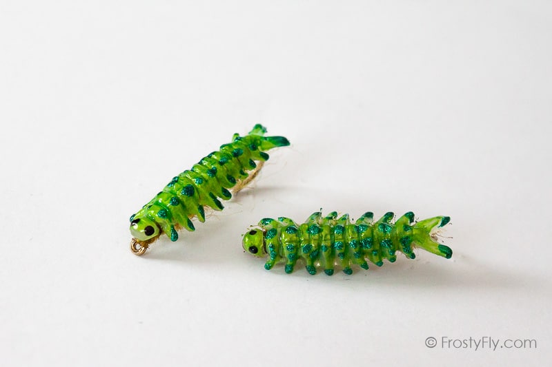 Realistic Sawfly Larva - Green