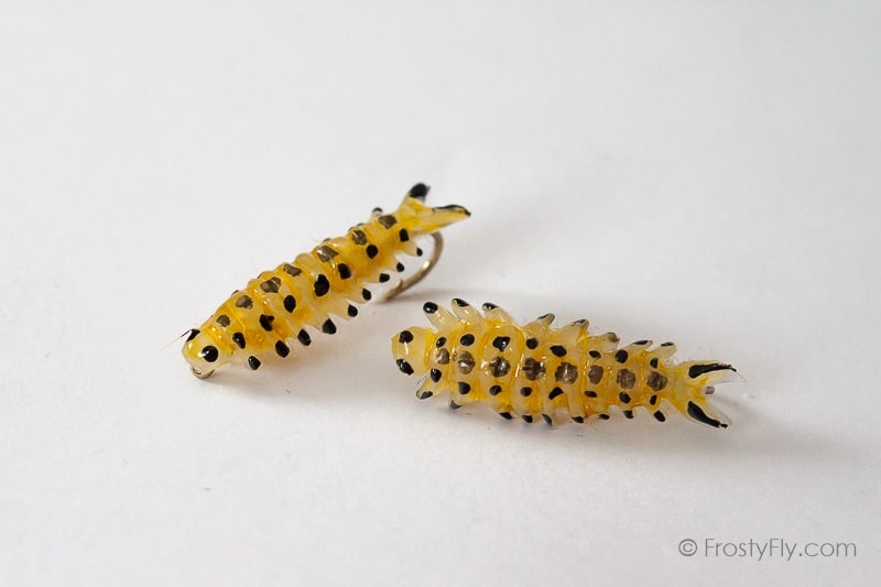 Realistic Sawfly Larva - Yellow