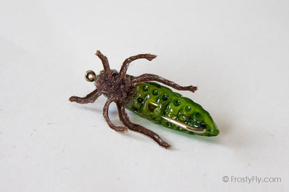 Realistic Skimmer Dragonfly Larvae - Green