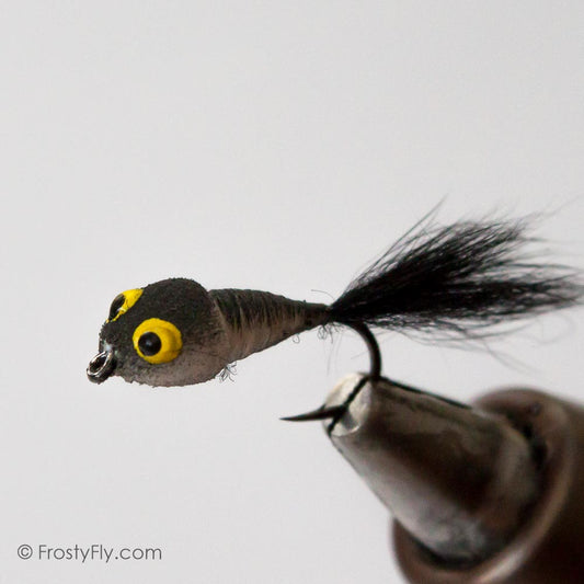 Realistic Tadpole Fly - Taddy - Black