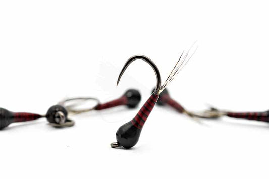 Red Quill Jig Barbless Frenchie Nymph