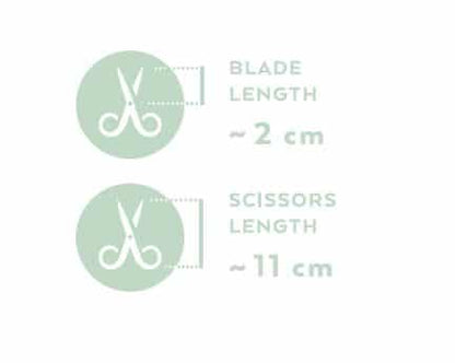 Renomed FS4 Medium Curved Scissors 11cm