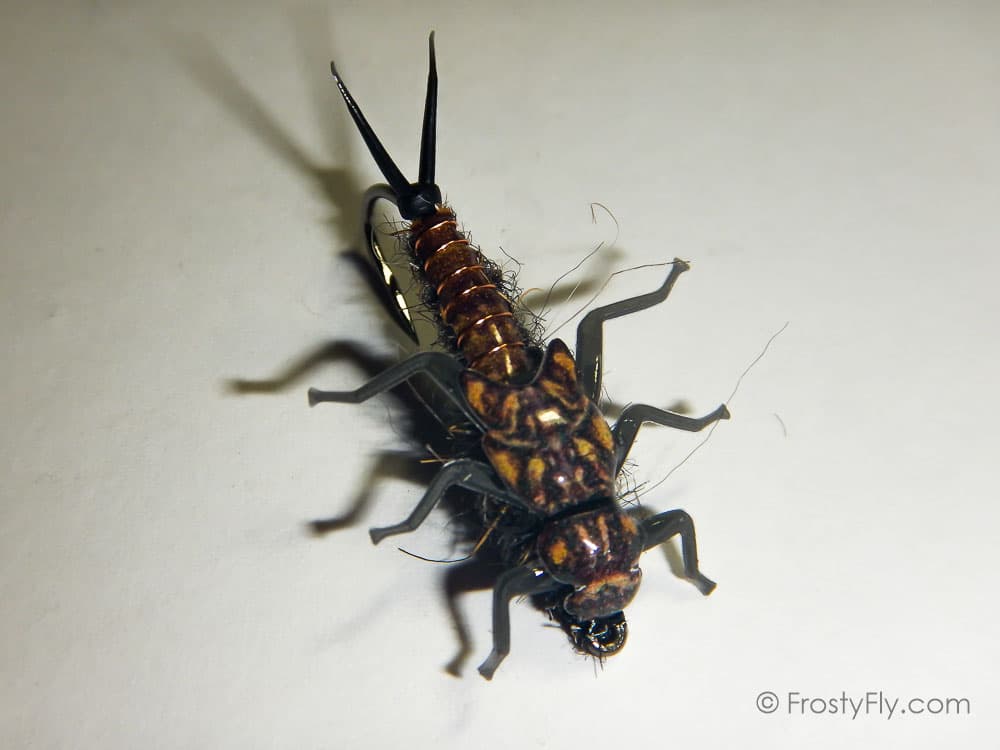 Hemingway's Realistic Stonefly Nymph in Action