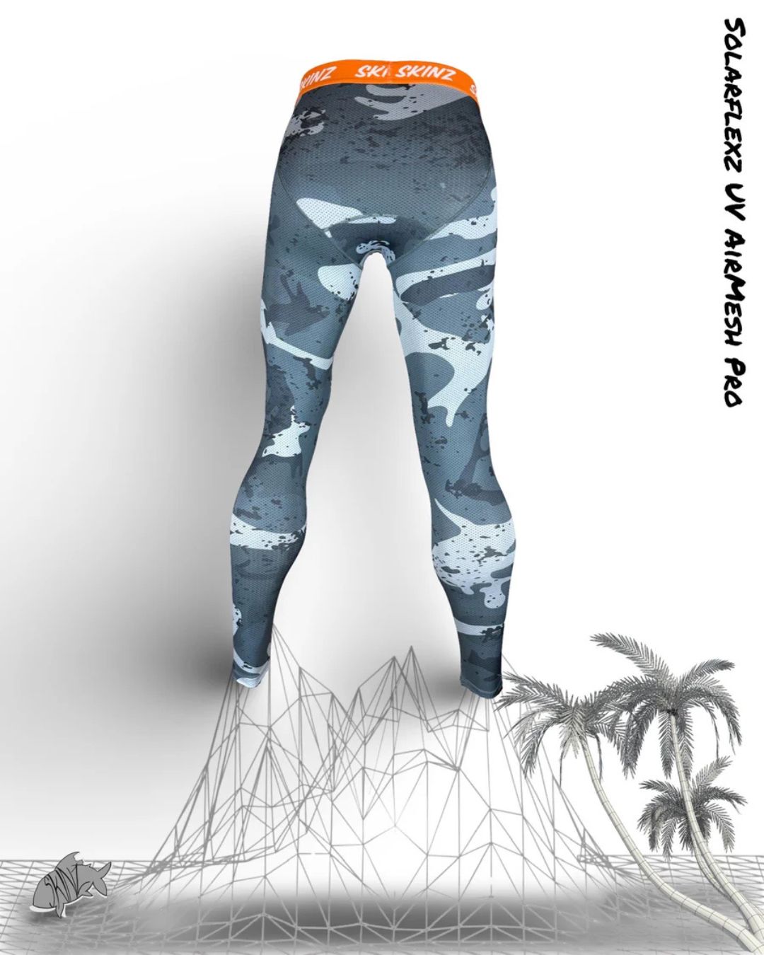 SolarFlexz UV AirMesh Pro Breathable Wet Wading Pants - Mens - back