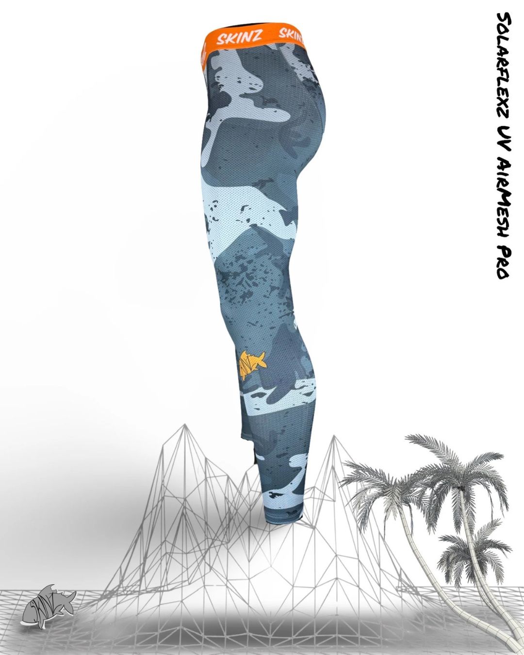 SolarFlexz UV AirMesh Pro Breathable Wet Wading Pants - Mens - side view