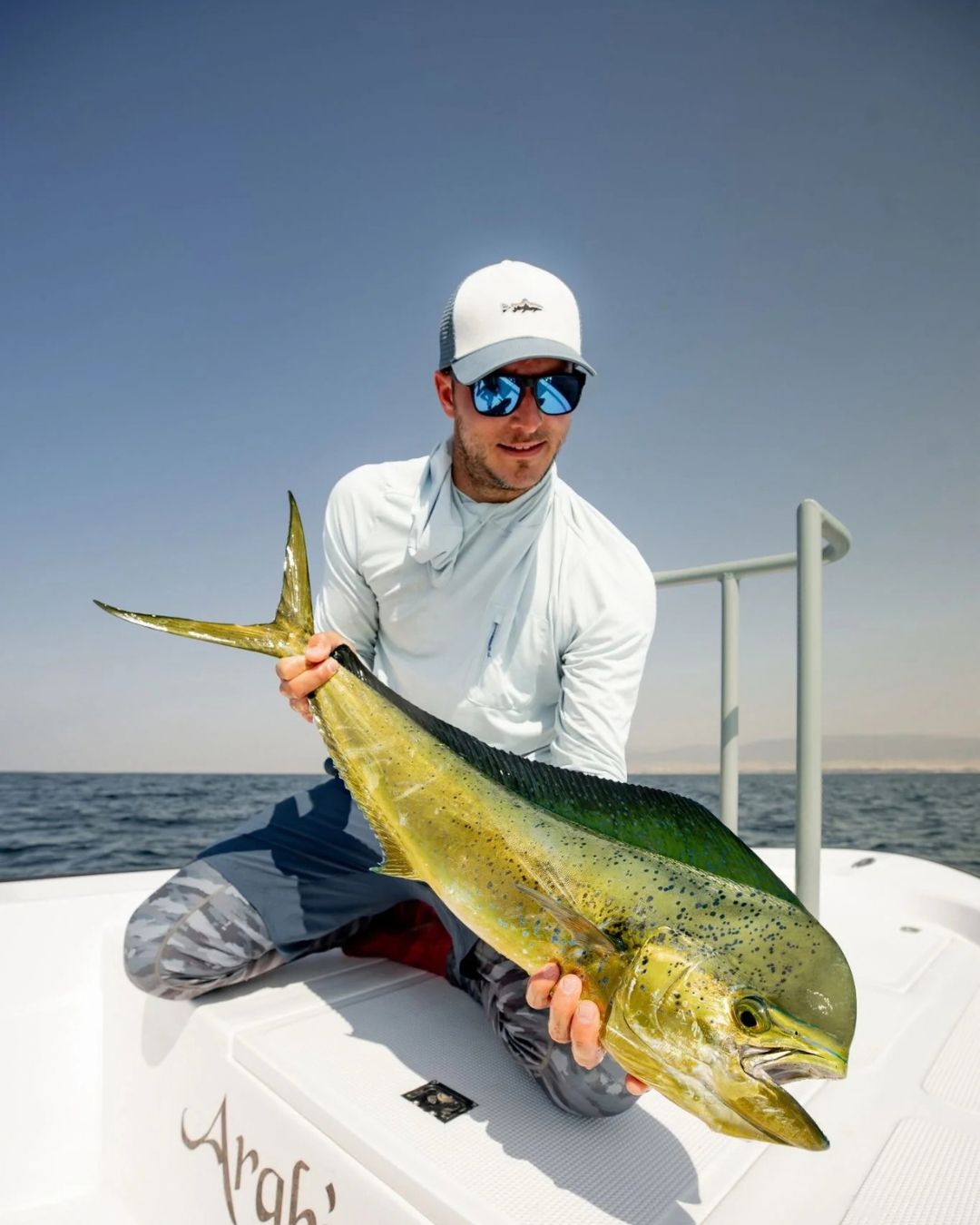 SolarFlexz™ UVPro Camo Lightweight Compression Polyester Fishing Pants - Mens - in action