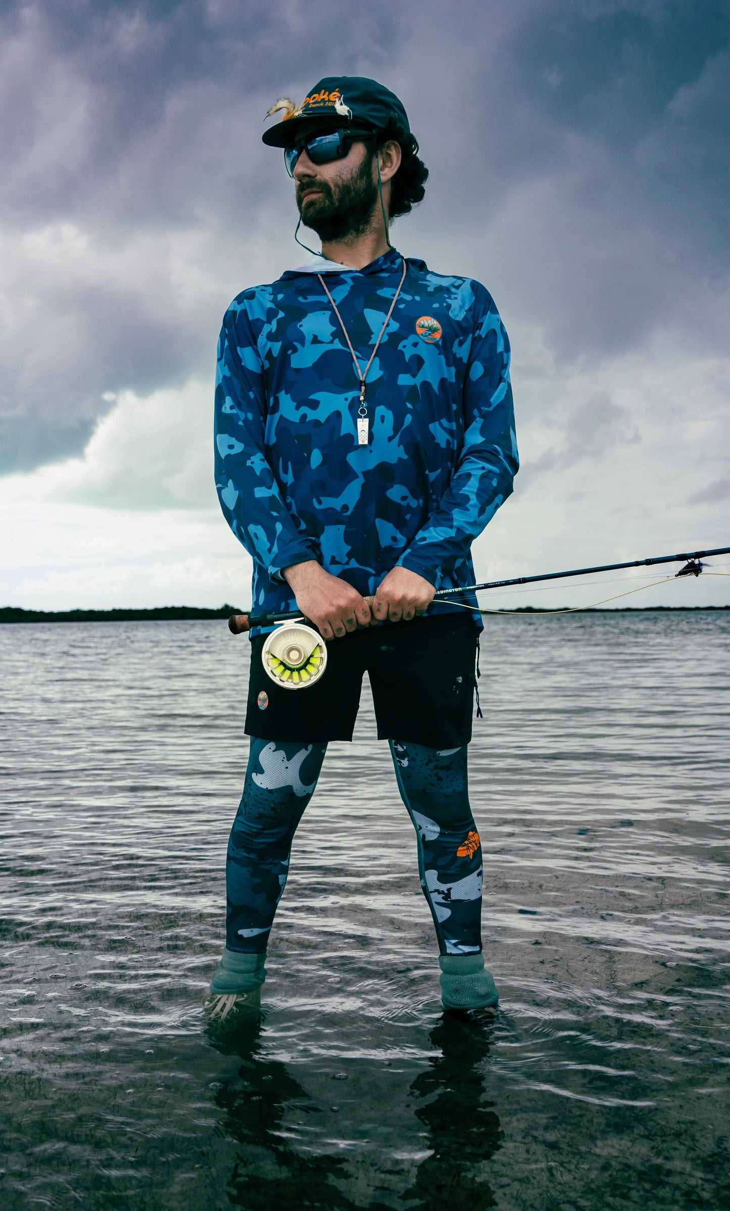 SolarFlexz UV AirMesh Pro Breathable Wet Wading Pants - Mens - in action