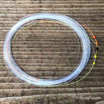 Soldarini Euro Nymphing LEVEL UV Leader with 5 Drop Indicator 30ft / 9m