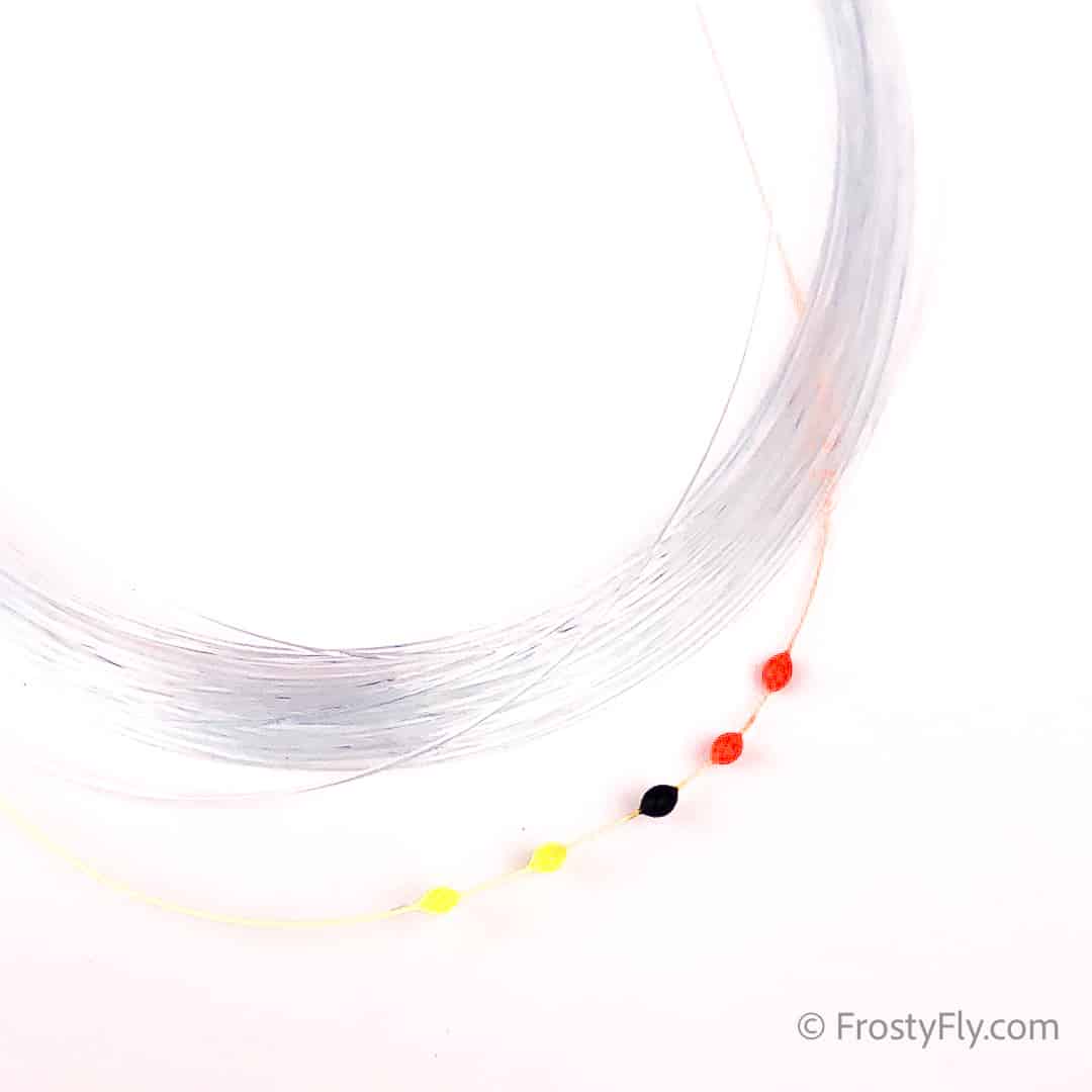 Soldarini Euro Nymphing LEVEL UV Leader with 5 Drop Indicator 30ft / 9m