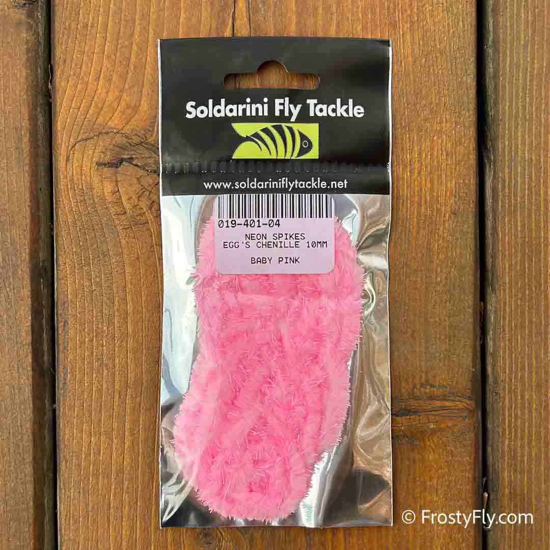 Soldarini Neon Spikes Egg's Chenille - Baby Pink