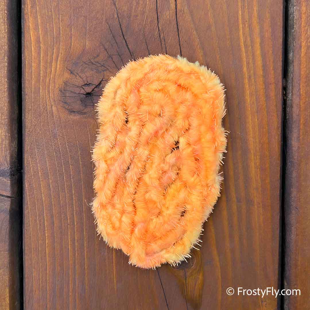 Soldarini Neon Spikes Egg's Chenille - Safety Orange